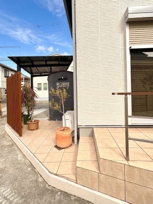 加古川外構リフォームでタイルデッキ拡張施工例