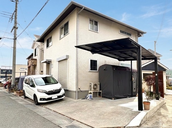 加古川市の外構リフォームでLIXILネスカF 1台用を設置した施工例