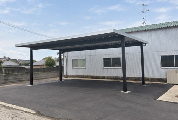 兵庫県小野市カーポート新設三協アルミG1⁻R施工例