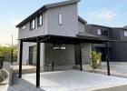 0001 加古郡播磨町の新築外構で、三協 スカイリードを設置したオープン外構事例