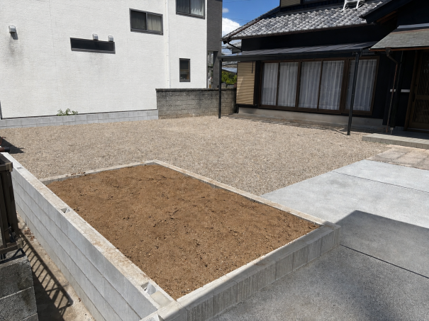 8E7E85E6-1F72-4D28-BD0B-2697F358713F 兵庫県加古川市外構リフォームお庭の施工例