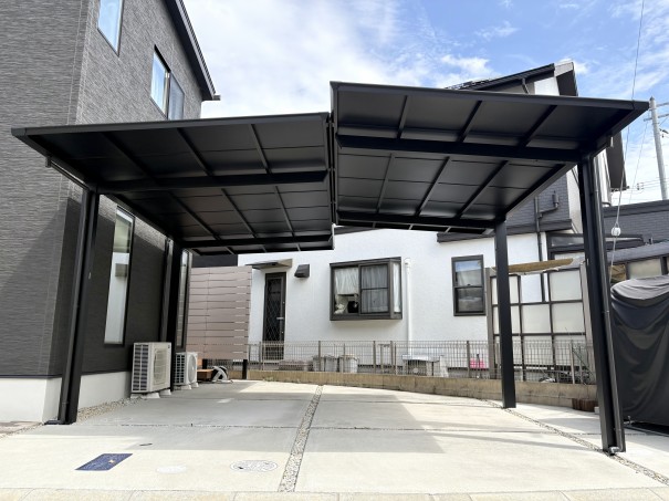 兵庫県加古川市外構リフォームカーポート施工例