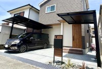 兵庫県高砂市新築外構の全体の様子