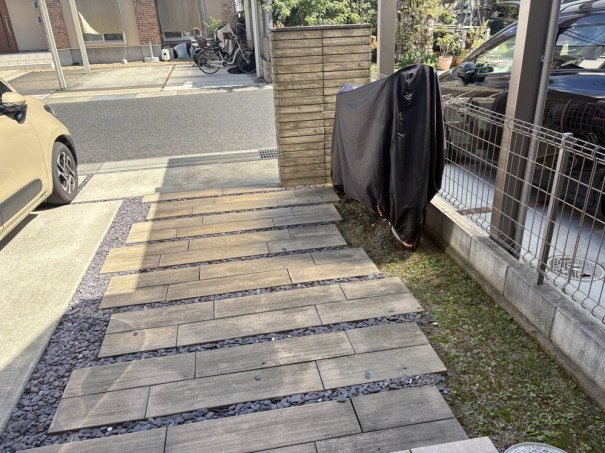 IMG_2709 加古川市外構リフォームで、アプローチのビフォー画像