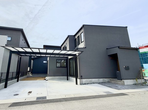 IMG_3195 姫路市の新築外構で、角地を活かしたオープン外構の施工事例