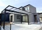 姫路市の新築外構で、カーポート三協　スカイリードを設置した事例