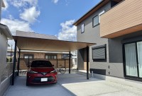 兵庫県姫路市新築外構全体の様子