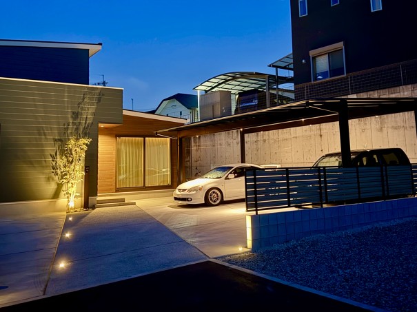 IMG_5910 加古郡稲美町新築外構タカショーグランドライトオルテック施工例