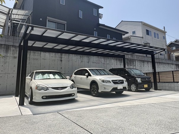 IMG_6354 兵庫県加古郡稲美町新築外構三協アルミスカイリードの施工例