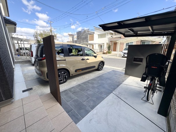 IMG_8024 加古川市の外構リフォームで、アプローチ・土間のリフォーム施工例