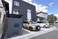 加古川市の外構リフォームで門柱周りと駐車スペースのリフォーム実例