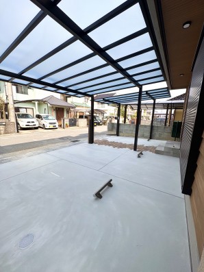 IMG_8683 高砂市の新築外構で、三協 スカイリードを二基設置した施工事例