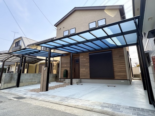 IMG_8704 高砂市の新築外構で、三協 スカイリードを施工した事例