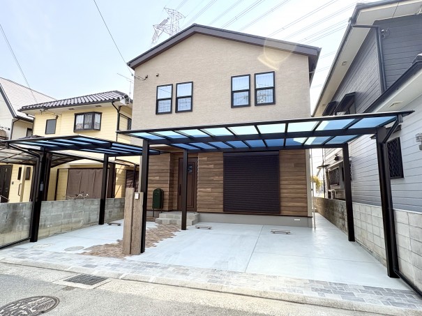 IMG_8712 高砂市の新築外構で、オンリーワン カーストッパーの施工事例