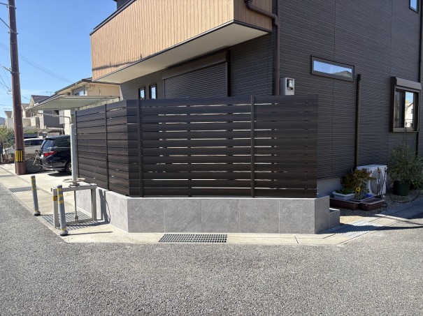 IMG_8844 兵庫県加古川市外構リフォームF&FマイティウッドデコⅡ施工例