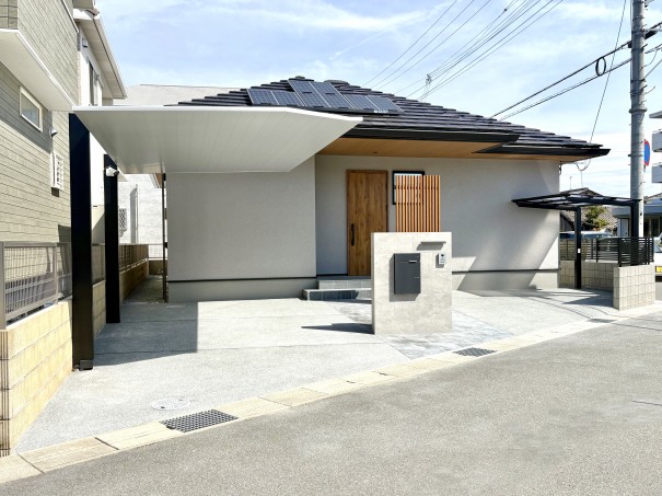 高砂市の新築外構で、ジャパンディな外構施工例