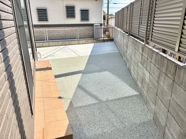 IMG_9196 兵庫県高砂市外構リフォーム四国化成リンクストーンMニュー萌黄施工例