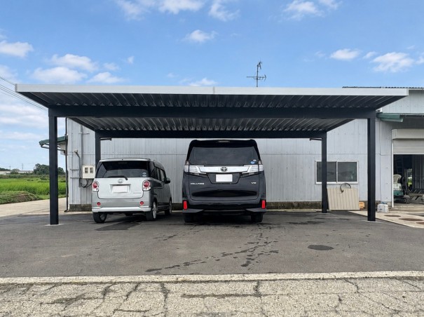 兵庫県小野市カーポート新設三協アルミG1⁻R施工例