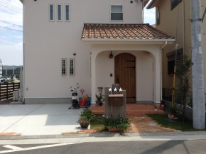 カフェ風ナチュラル外構 加古川市ｔ様邸 加古川市 高砂市の外構 エクステリア工事はチェリーブロッサムガーデン