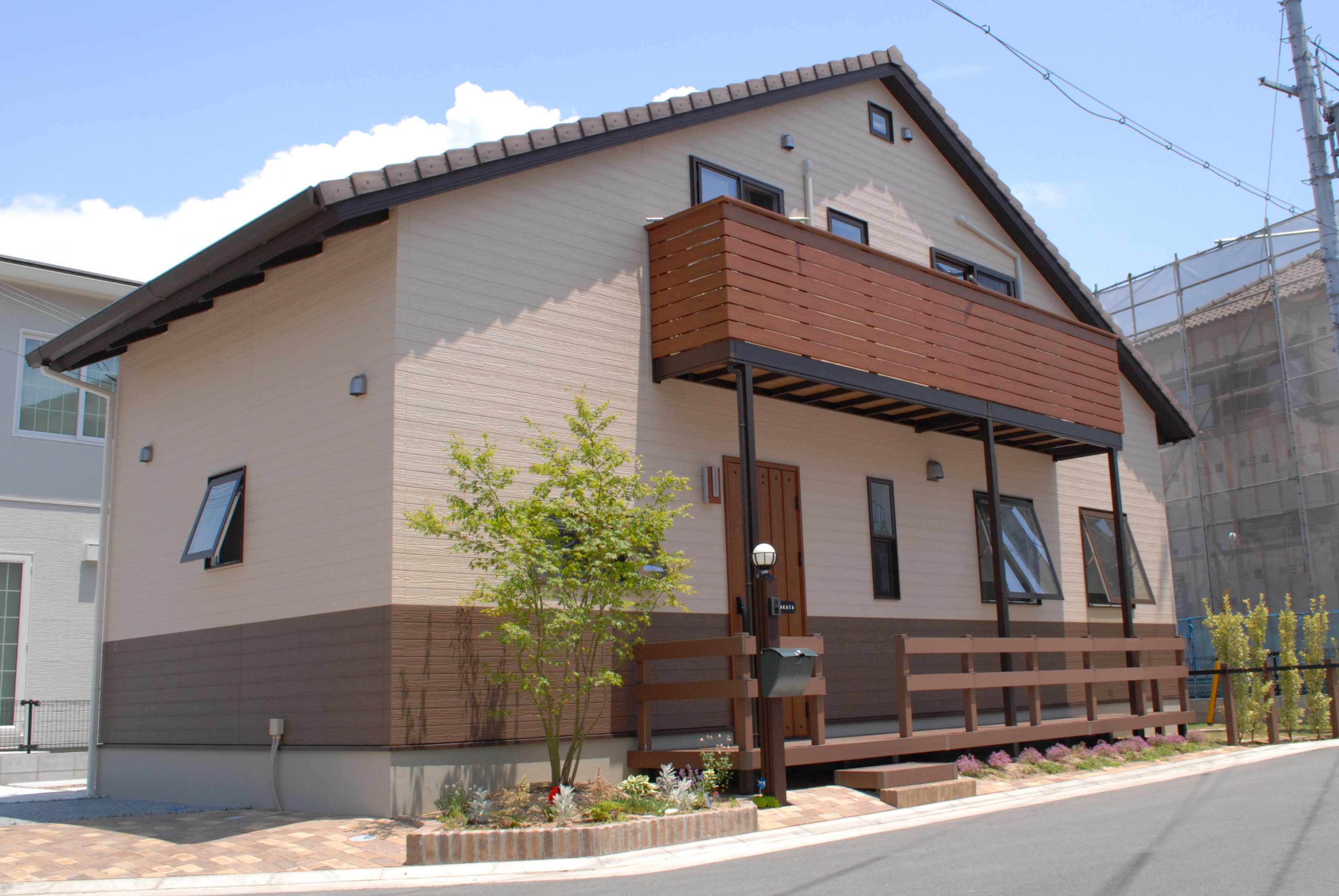 山小屋風のお家 加古川市S様邸｜加古川市の外構・高砂市の外構